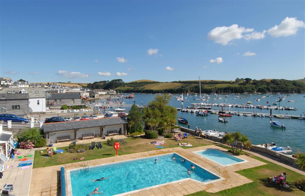 Another look at the swimming pool and surrounding garden at 24 The Salcombe, Salcombe