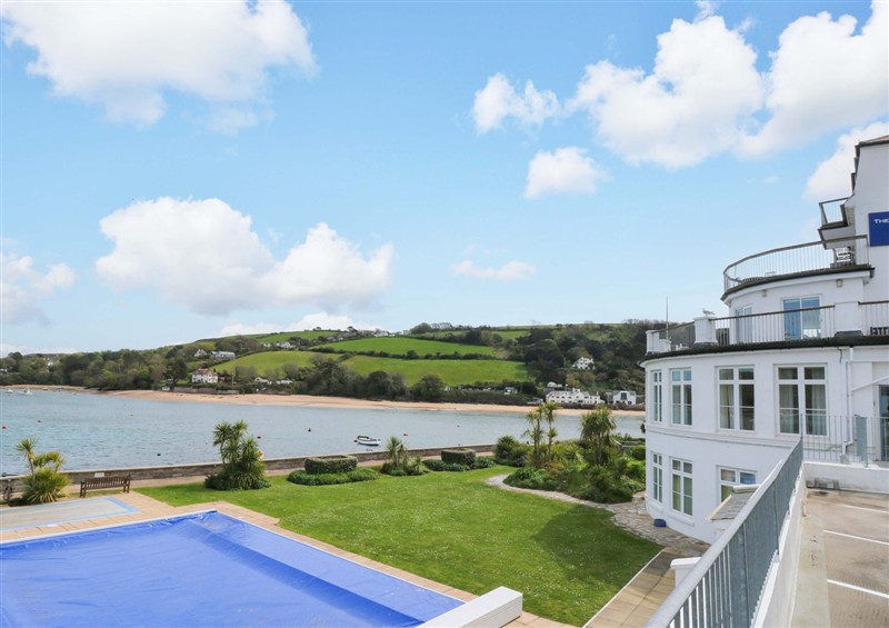 The swimming pool at 24 The Salcombe, Salcombe