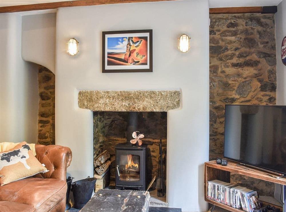 Living area at 24 Westbridge Cottages in Tavistock, Devon