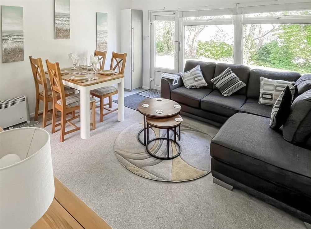 Living room/dining room at 240 Norton Park in Dartmouth, Devon