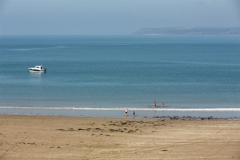 Bigbury-on-Sea is a popular beach for families at 25 Burgh Island Causeway in , Bigbury-on-Sea