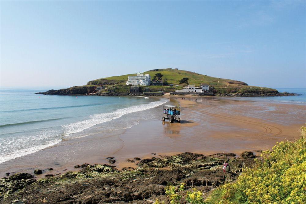 Burgh Island, the hotel and the sea tractor