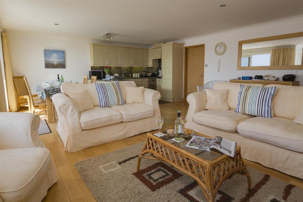 Comfortably furnished open-plan living area (photo 2) at 25 Burgh Island Causeway in , Bigbury-on-Sea