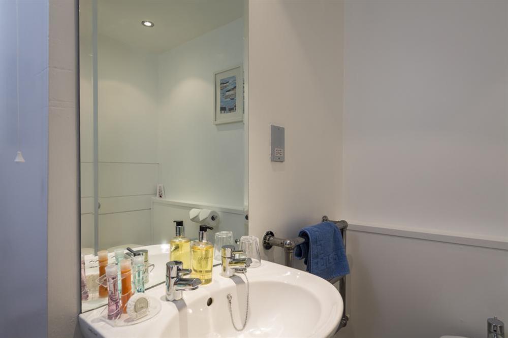 En suite shower room at 25 Burgh Island Causeway in , Bigbury-on-Sea