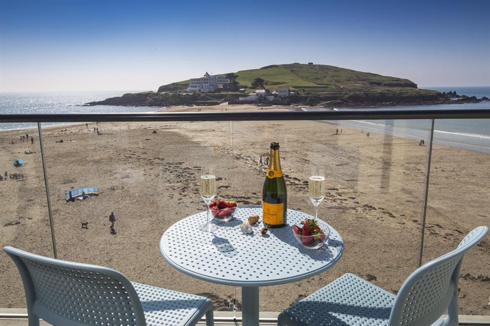Enjoy views from the apartment across the Causeway towards the famous Burgh Island at 25 Burgh Island Causeway in , Bigbury-on-Sea