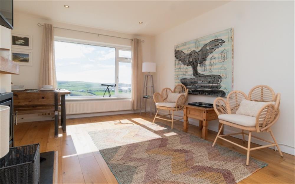 Relax in the living area at 25 Court Park in Thurlestone