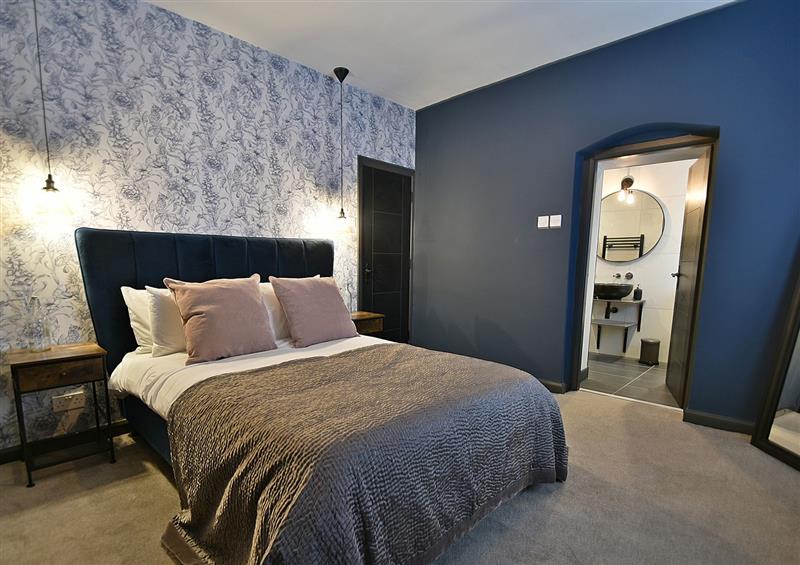 One of the bedrooms at 25 Lowergate, Clitheroe