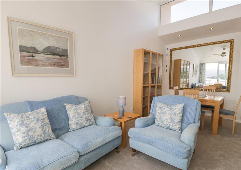 Enjoy the living room at 25 South Snowdon Wharf, Porthmadog
