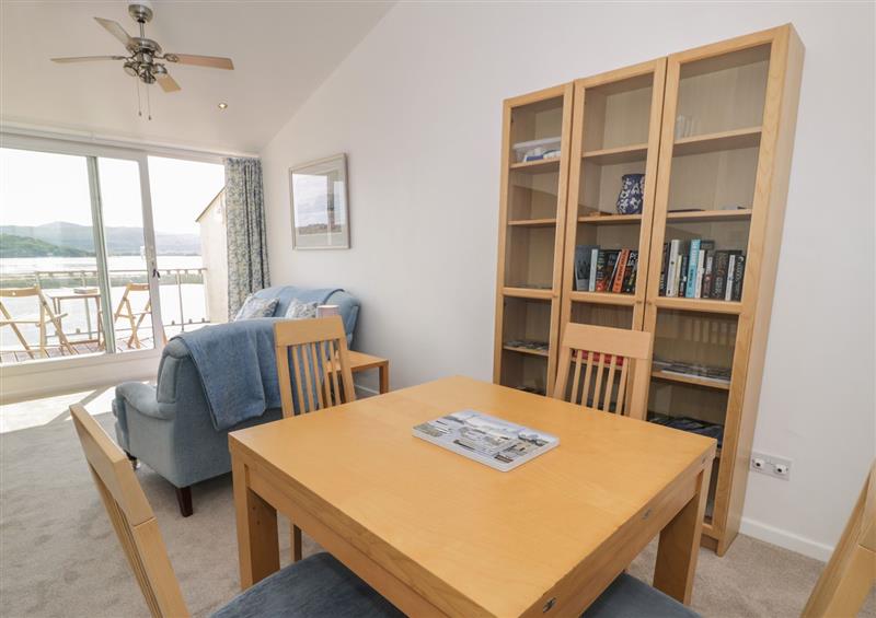 Relax in the living area at 25 South Snowdon Wharf, Porthmadog