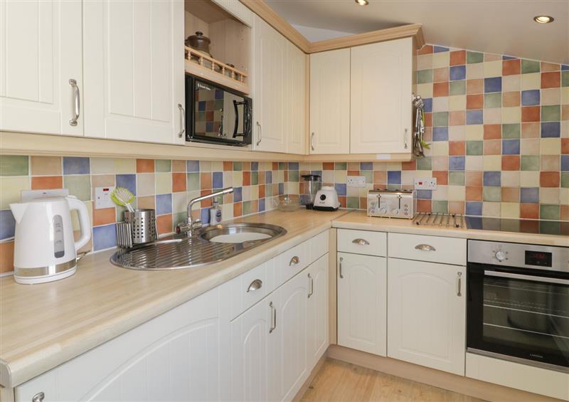 This is the kitchen at 25 South Snowdon Wharf, Porthmadog
