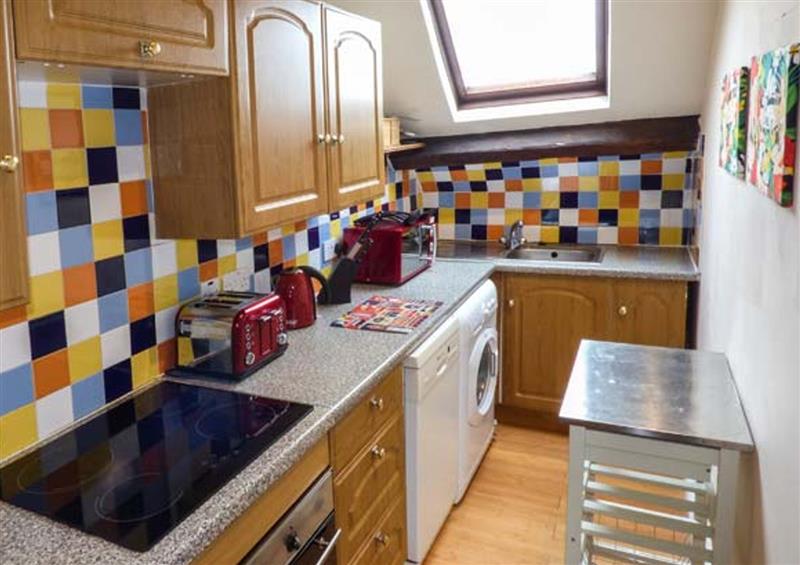 This is the kitchen at 25 St. Georges Quay, Lancaster