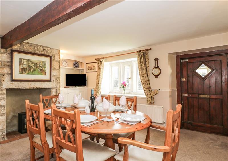 The dining room at 26 Tansey, Cranmore near Shepton Mallet