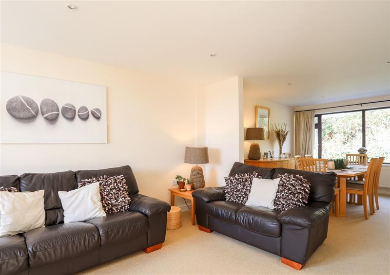 The living area at 268 Cae Du, Abersoch