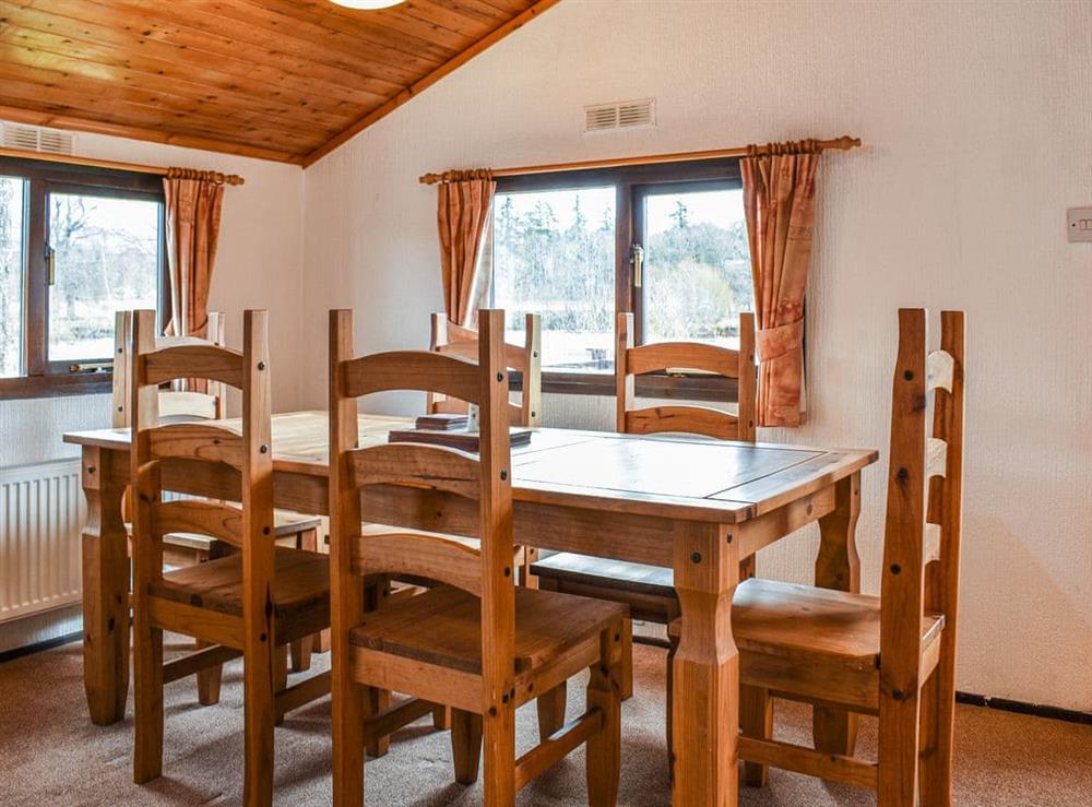 Dining Area at 27 Aviemore Holiday Park in Aviemore, Inverness-Shire