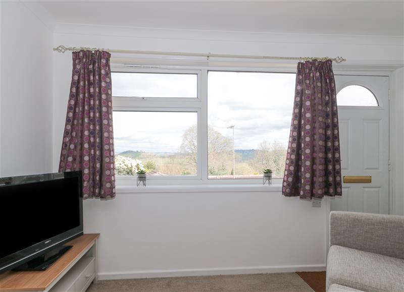 The living area at 27 Fernhill Heights, Charmouth