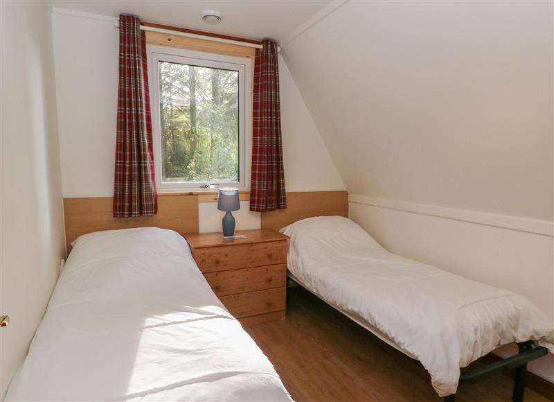 One of the bedrooms at 27 Invergarry Lodges, South Laggan near Invergarry