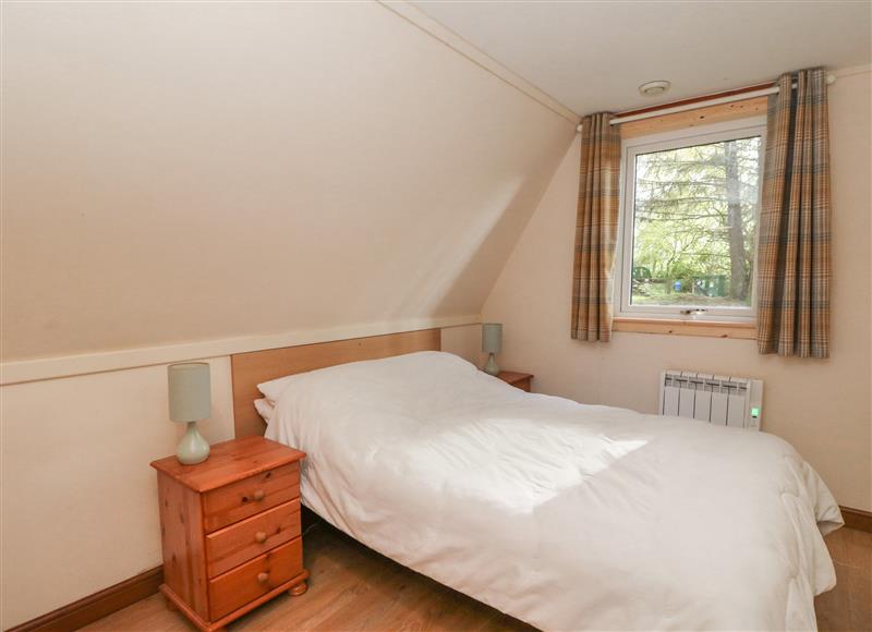 This is a bedroom at 27 Invergarry Lodges, South Laggan near Invergarry