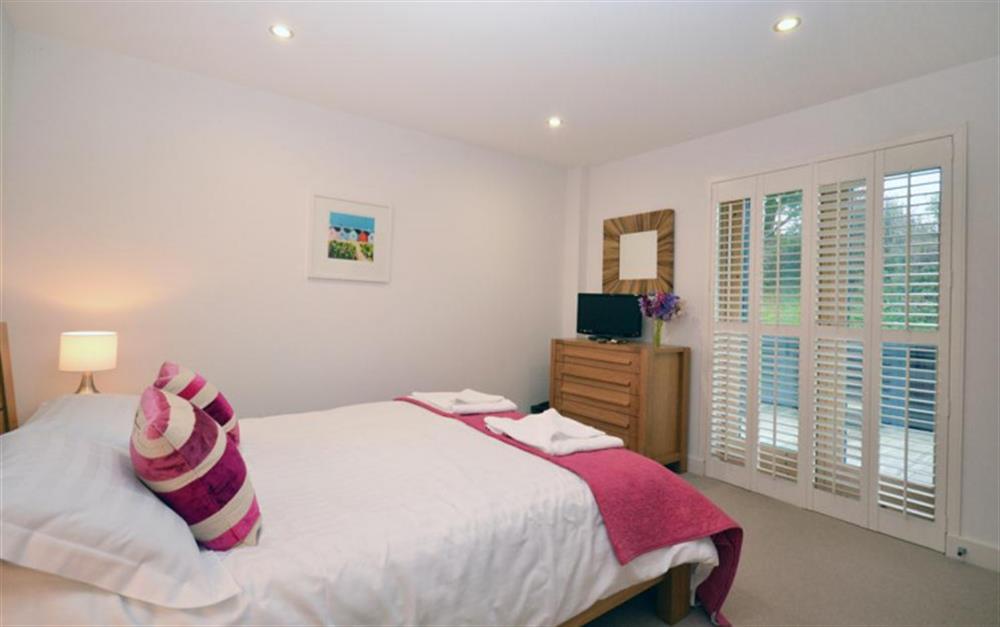 The double bedroom from a different angle at 27 Talland in Talland Bay