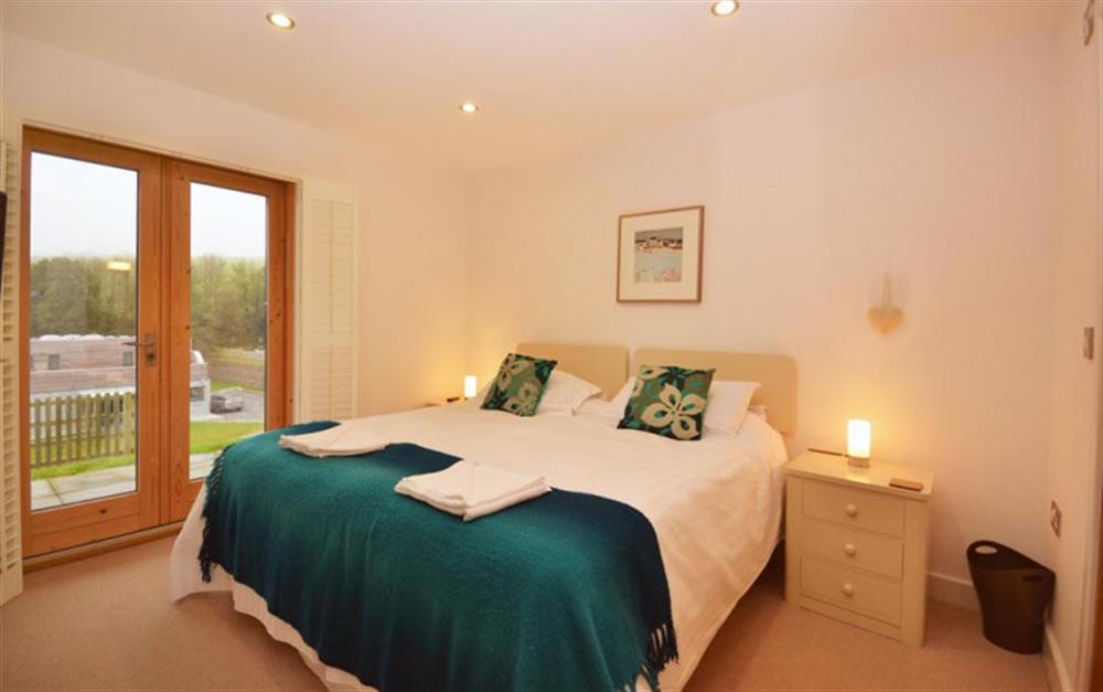 The master bedroom again at 27 Talland in Talland Bay