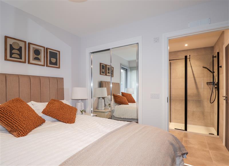 One of the bedrooms at 28C Clifton Road, Lossiemouth