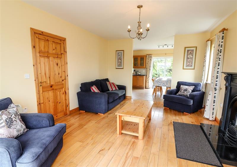 The living area at 29 Church Field, Doonbeg