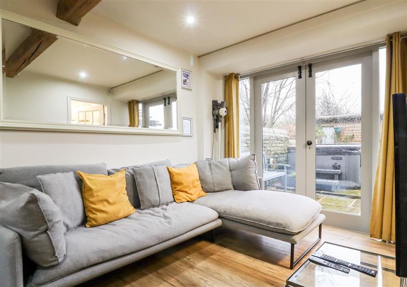 Relax in the living area at 2A Chiserley Stile, Hebden Bridge