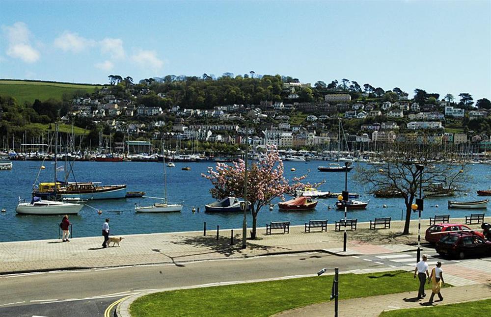 The wonderful views from the apartment at 2A Mayflower Court, Dartmouth