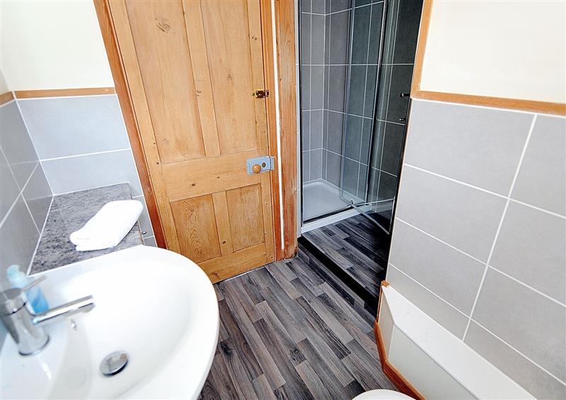 This is the bathroom at 3, 5 Ozone Terrace, Lyme Regis
