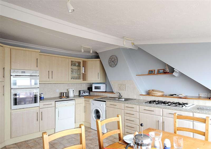 This is the kitchen at 3, 5 Ozone Terrace, Lyme Regis