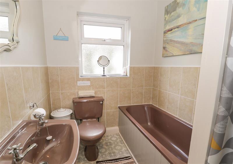 This is the bathroom at 3 Alma Terrace, Llanfairfechan