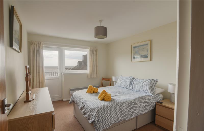One of the bedrooms at 3 Bay View Court, Lyme Regis