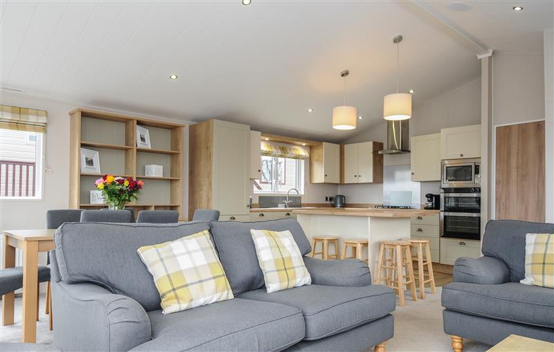 Relax in the living area at 3 Bed Lodge (Plot 68), Brixham