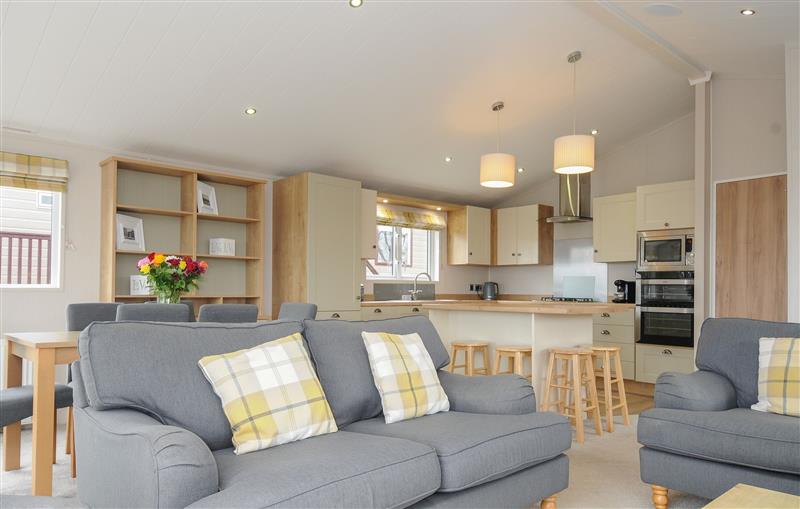 Relax in the living area at 3 Bed Lodge (Plot 69), Brixham