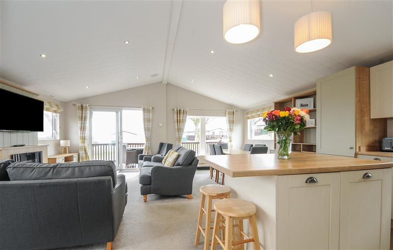 Relax in the living area at 3 Bed Lodge (Plot 71), Brixham