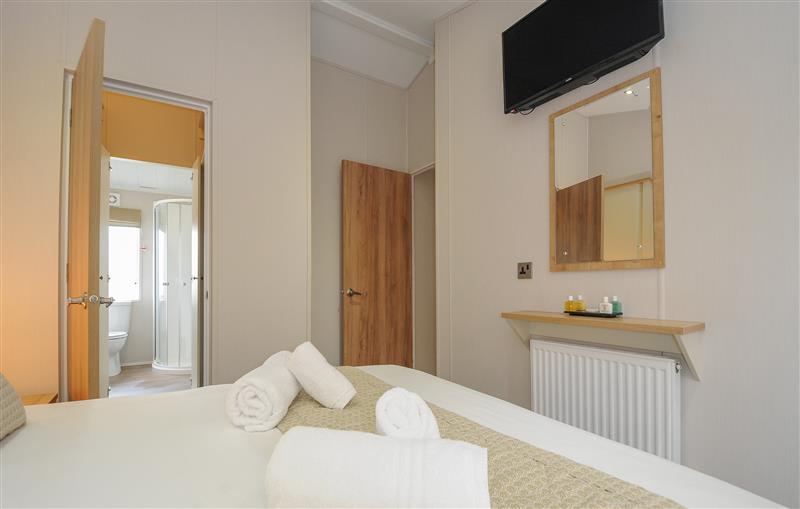 Bedroom at 3 Bed Lodge (Plot 73 with Pets), Brixham