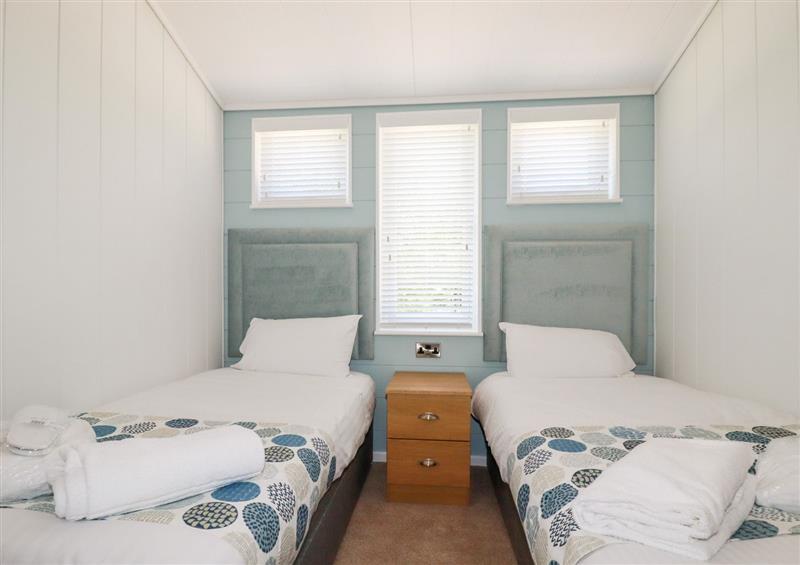 A bedroom in 3 bed Platinum lodge at Hengar at 3 bed Platinum lodge at Hengar, St Trudy near St Breward