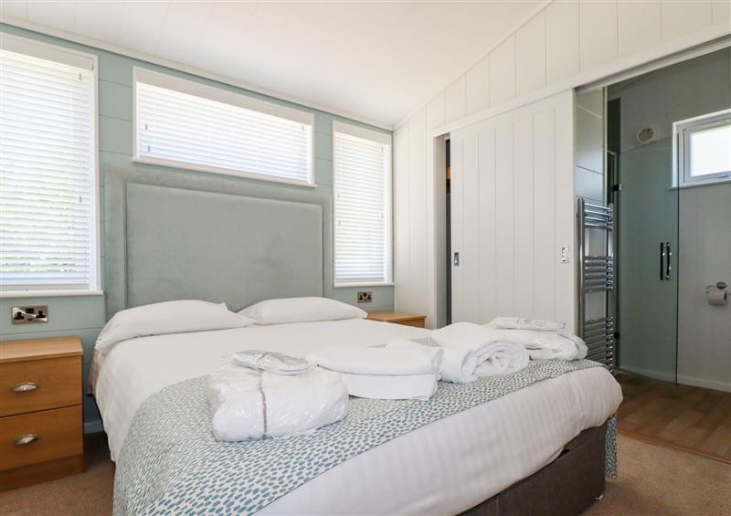 Bedroom at 3 bed Platinum lodge at Hengar, St Trudy near St Breward