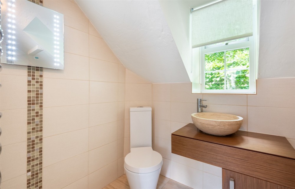 This is the bathroom at 3 Bow in Ashprington