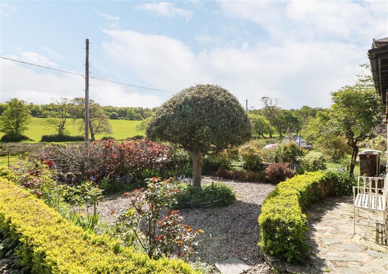 Enjoy the garden at 3 Caer llwyn Cottages, Llandwrog near Dinas Dinlle