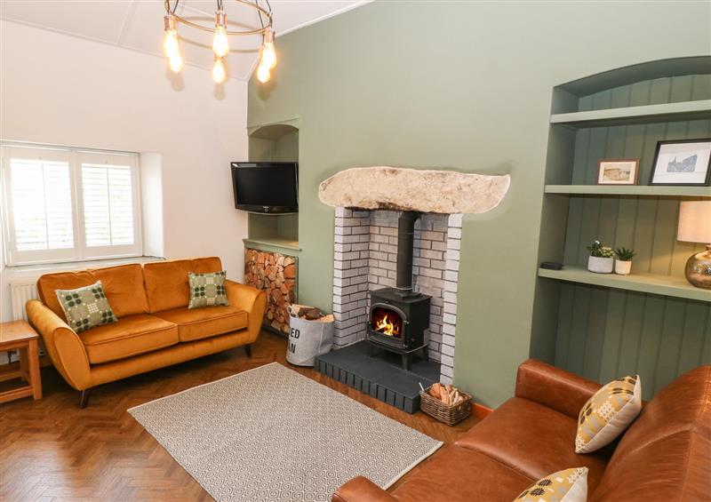 The living area at 3 Caer llwyn Cottages, Llandwrog near Dinas Dinlle