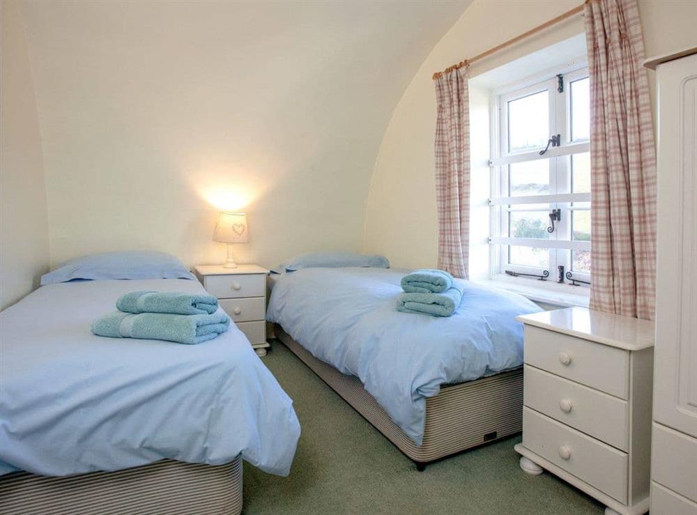 Twin bedroom (photo 2) at 3 Castle Cottage in Bow Creek, Nr Totnes, South Devon., Great Britain