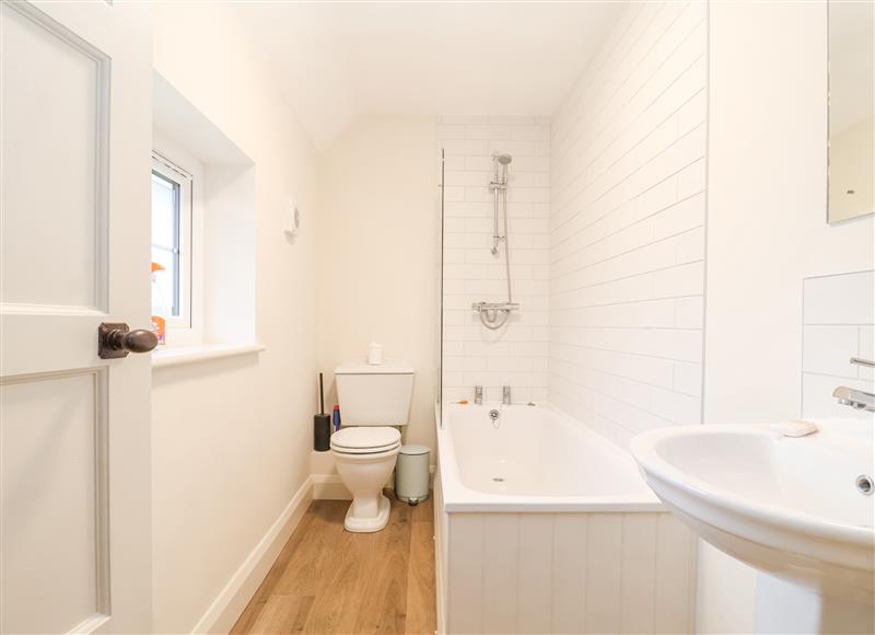 This is the bathroom at 3 Chantry Cottages, Campsea Ashe near Woodbridge