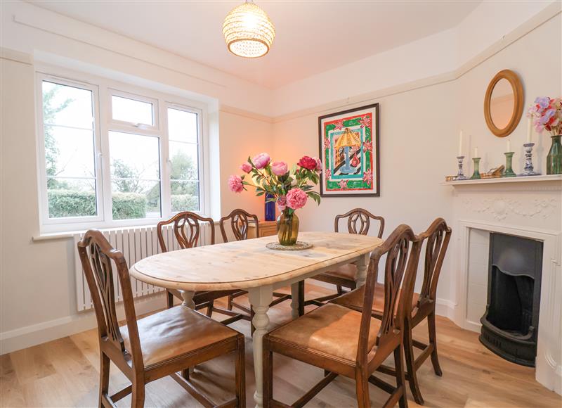 This is the dining room at 3 Chantry Cottages, Campsea Ashe near Woodbridge