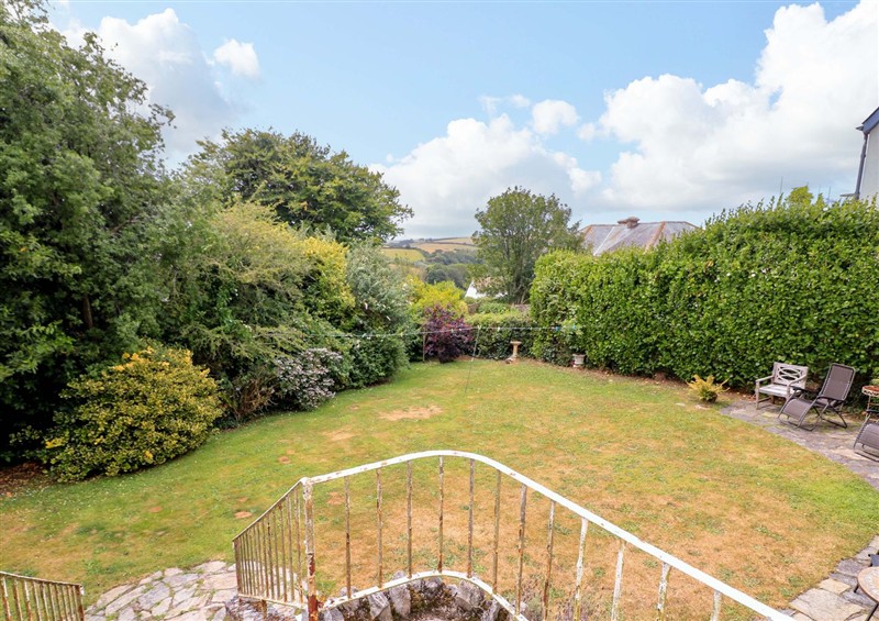This is the garden at 3 Chantry Hill, Slapton