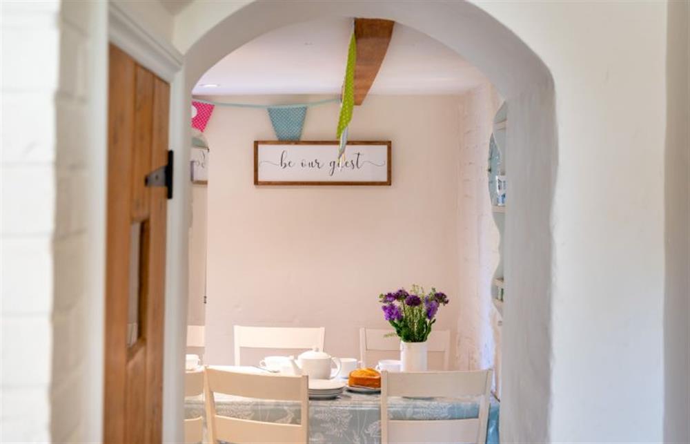 Ground floor: Through to the dining area within the kitchen at 3 Chapel Cottages, Docking near Kings Lynn