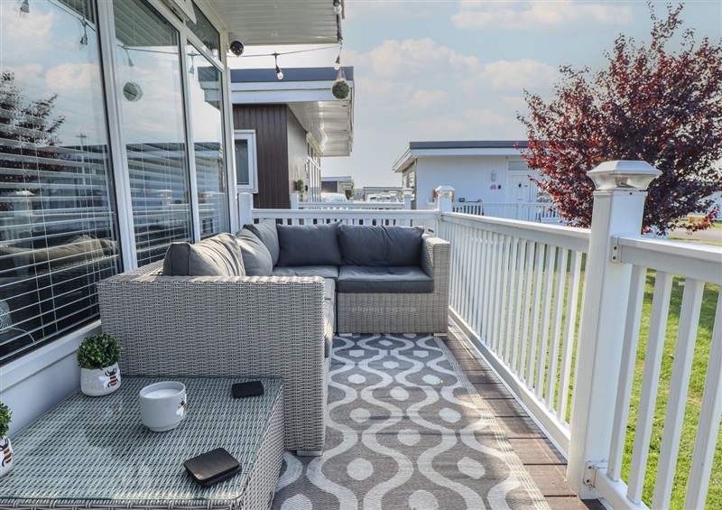 Enjoy a glass of wine on the patio