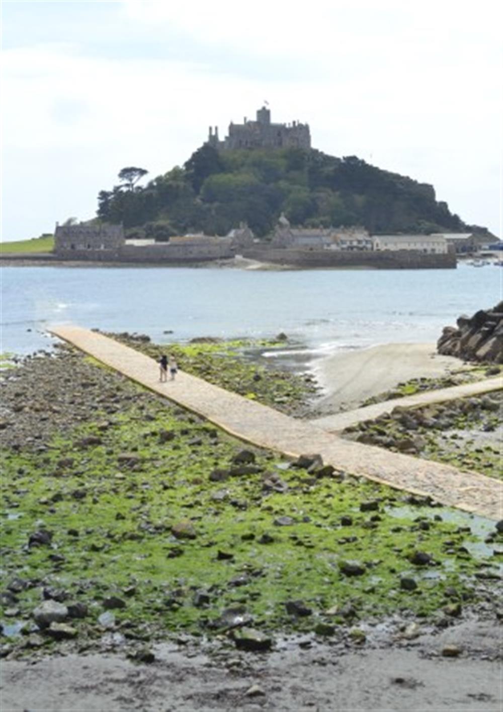 St Michael's Mount is a 45 minute drive. Walk across the causeway or catch the water-taxi to the island.