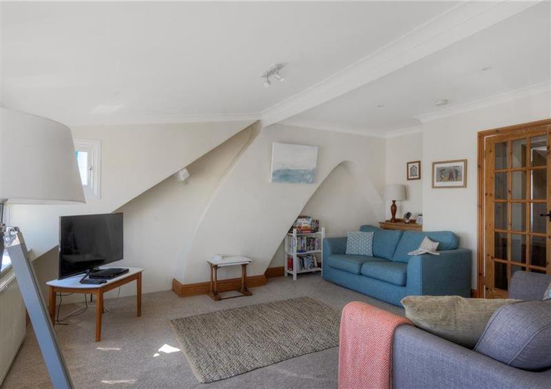Relax in the living area at 3 Cobb View, Lyme Regis