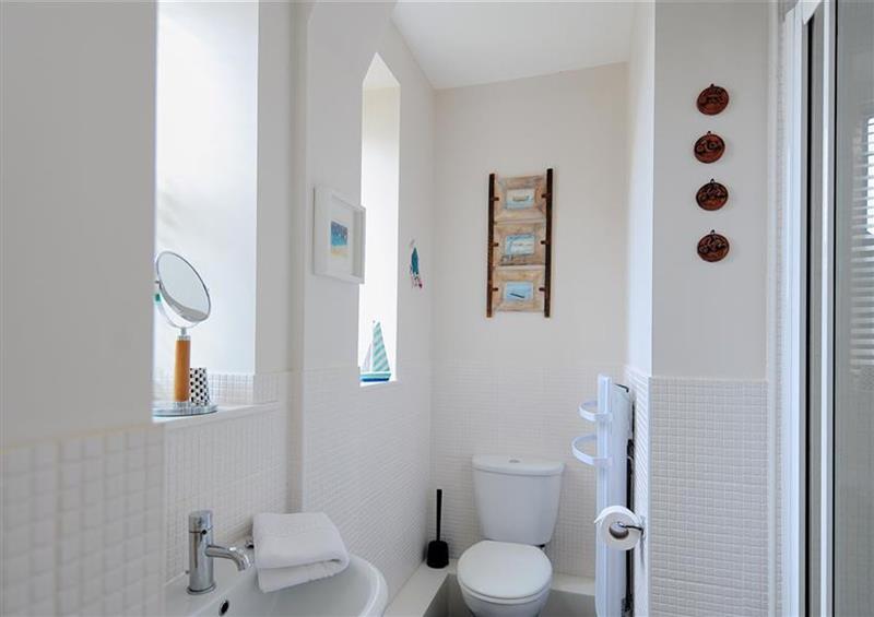Bathroom at 3 Coram Tower, Lyme Regis