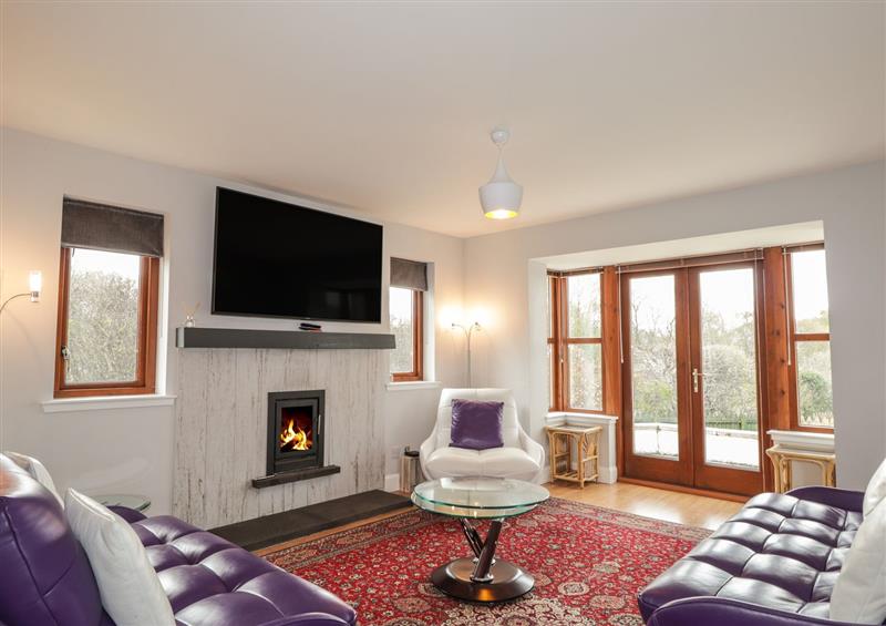 The living room at 3 Croftside, Aviemore